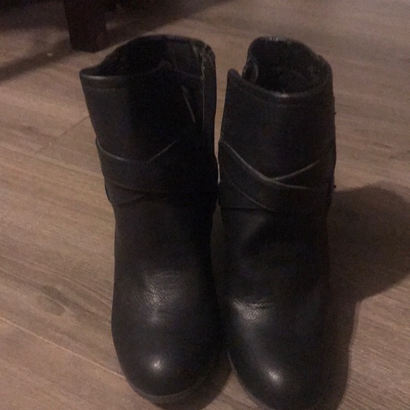 Fergalicious Black Heeled Booties 7 - Picture 3 of 3